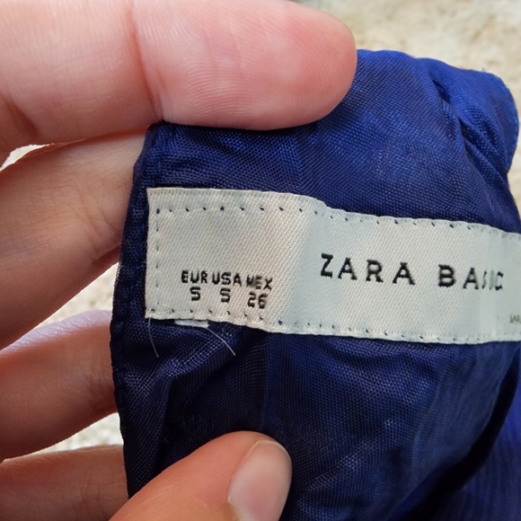 Zara Blue cocktail mini dress - Picture 7 of 8